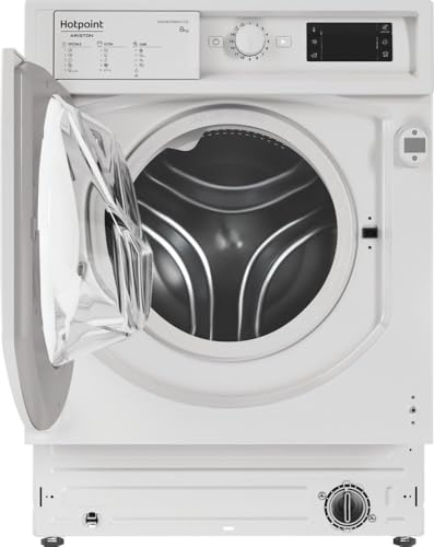 Lave linge hublot encastrable HOTPOINT BIWMHG81485EU 8 kg Induction L60cm 1400 trsmin Classe B - vue 5
