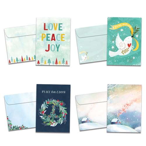 Cartes de vacances Tree-Free Greetings 12,7x17,8cm fabriquées aux USA