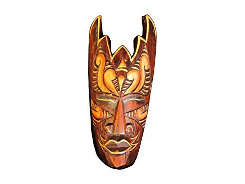 The Beacon, Hand Carved 8 inch Wooden African Mask