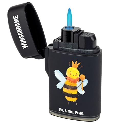 Mr. & Mrs. Panda Personalisiertes Feuerzeug Biene König - Personalisierte Geschenke, Hummel, Feuerzeug Mit Datum, Hochwertiges Feuerzeug Mit Namen, Mr. & Mrs. Panda Personalisiertes Feuerzeug Biene König - Personalisierte Geschenke, Hummel, Feuerzeug Mit Datum, Hochwertiges Feuerzeug Mit Namen,