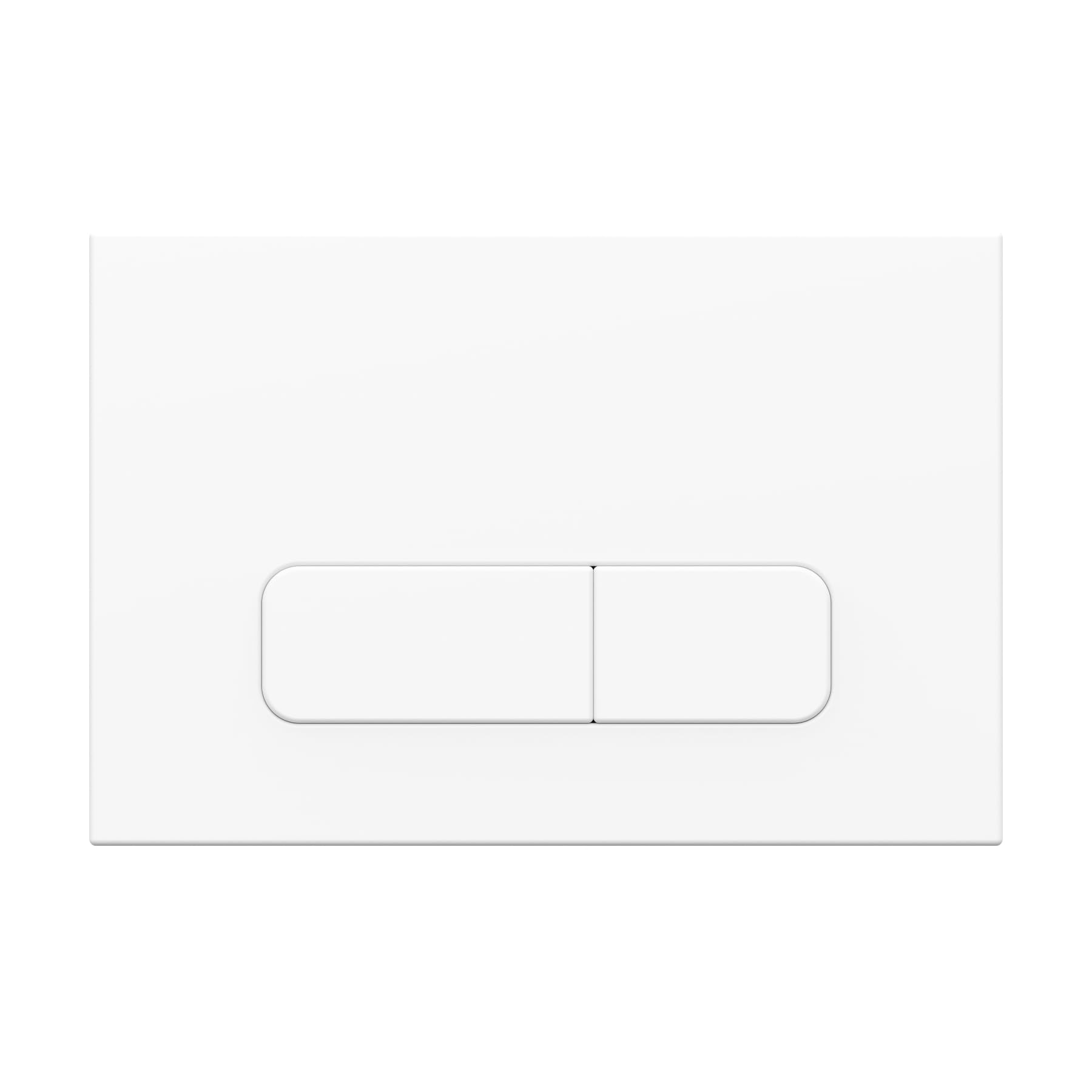 Wunderbad White Stilform Push Plate Matt Compatible With Geberit Duofix Sigma (Up 320)