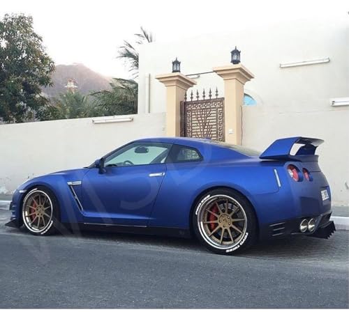 Image of WISDOM Rasent Blue Metallic Vehicle Wrap Vinyl Matt Finish Easy Apply Air-Release Weatherproof DIY Car, Scooty & Motorcycle (RASENT Blue Metallic, 20 Inch X 7 Feet)