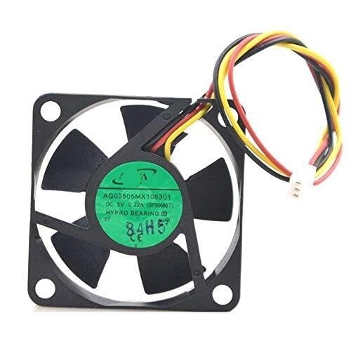 AG03505MX105301 Server Cooler Fan - 5V 0.22A Ultra-Quiet 3-Wire Cooling for Graphics Cards and Servers