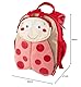 sigikid Kinderrucksack Marienkäfer, Kindergarten-Rucksack: robust, leicht, kindgerecht, für Kita, Krippe, Ausflüge, Freizeit, für Kinder von 2-5 Jahren, 5,2 l