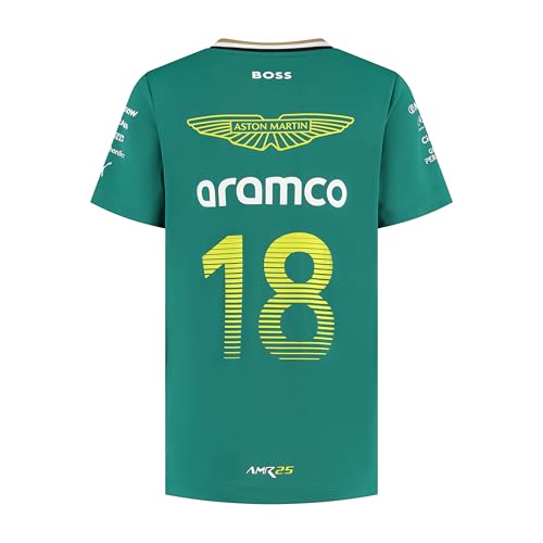 Aston Martin F1 2025 Kids Stroll Team Tshirt Green2