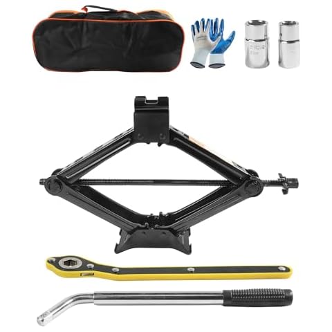 UBOG Car Jack,Car Jack and Stand Kit,Scissor Jack,Car Accessories Tire Changing Kit,Car Jack Kit,Scissor Jack for Car Kit with Tire Wrench,Universal Tire Change Car Emergency Kit for Car SUV Cover