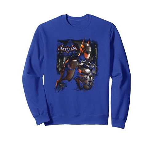 Image of Batman: Arkham Knight Dark Knight Sweatshirt, Adult Unisex, Royal Blue, Large