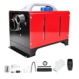 ShockFlo 5KW 12V Diesel Air Heater All-in-One Single Hole Night Parking Heater With 10L Tank & Remote Control for Car Boats Truck Motorhome SUV RV