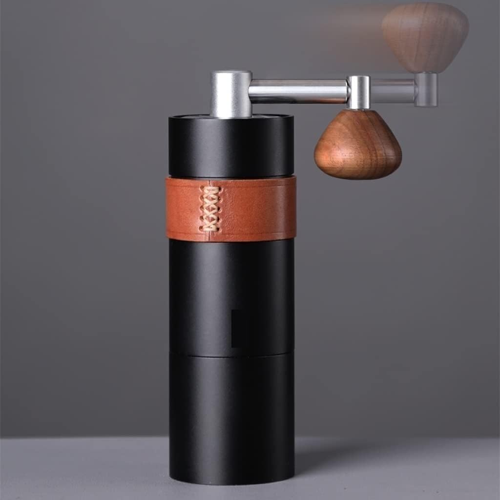Molinillo Café Molino Cafe Molinillo de manivela Manual, Molinillo de Granos de café, máquina de café portátil, Molinillo Manual doméstico Moledor De Cafe(Black)