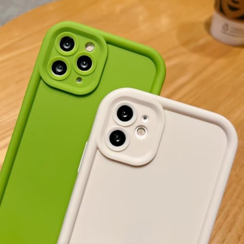 Image of Puxicu Slim Case for iPhone 16E, Enhanced Camera Protection, Shockproof Skin-Friendly Touch Soft Case Cover for iPhone 16E Phone 6.1 inch, White