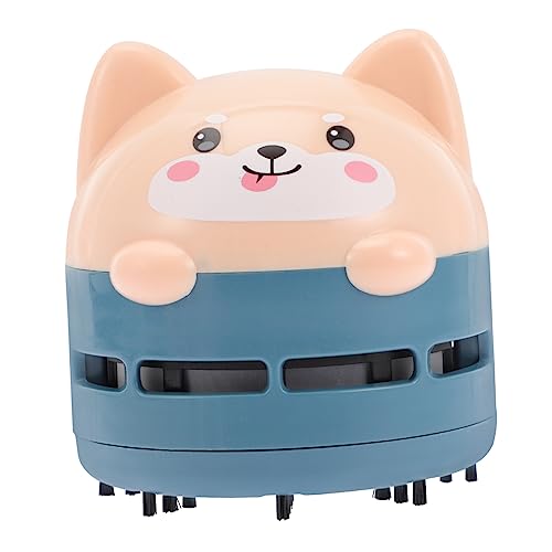 OUNONA Creative Cartoon Mini Vacuum Cleaner Portable USB Charged Dust Cleaner for Desk Lightweight and for Quick Cleanup of Dust Crumbs and Hair Home Office