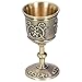Price comparison product image Sanpyl Chalice Goblet, Bronze Vintage King's Royal Chalice Cup, for Wine Milk Drinks Whiskey(large)