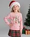 GOOBSEN Toddler Girl Holly Jolly Vibes Sweatshirt Christmas Vibes Crewneck Hoodie Funny Party Gift