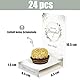 BOFUNX 24 Stück Aufsteller für Gastgeschenke Hochzeit Schön dass du da bist Geschenk Schachteln Gastgeschenke Verpackung Hochzeit Geschenkboxen Kissenschachtel für Süßigkeiten Schokolade Kekse
