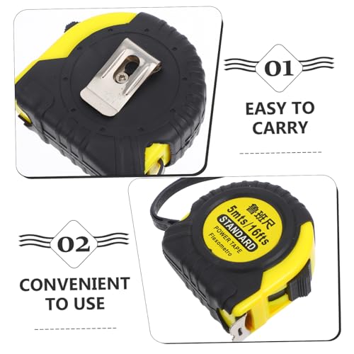 Cinta métrica compacta para reformas del hogar y bricolaje cotidiano 3