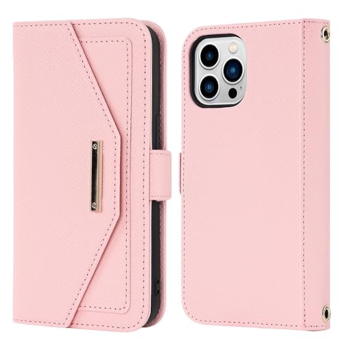 Étui lanière iPhone 11 XR SE résout le manque de poches avec porte-carte rose