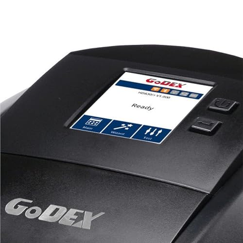 Image of McAuley Labels GoDEX RT863i+ Thermal Label Printer - 4 inch Ultra-High-Resolution Shipping, UPS Label Printer with Color Display - 600 DPI