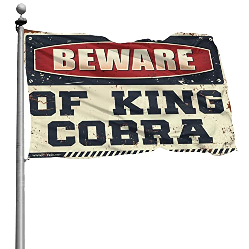 Drapeau Cobra cadeau de décoration pour chambre et bar stuff homme