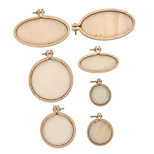 Mini cerchi per punto croce: i mini cerchi per ricamo sono realizzati in materiale stabile, durevole e bello, ciondoli fai da te.
