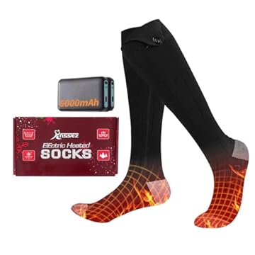 rechargeable heated socks for women