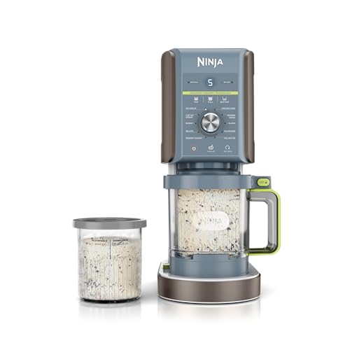 Ninja CREAMi Deluxe Ice Cream Maker Blue