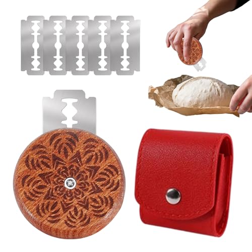 Utensile Per Sgranaggio | Coltello da Panettiere con Manico in Legno | Lama Rasoio Per - Per Artigiani Panettieri Principianti Casa Taglio Cucina