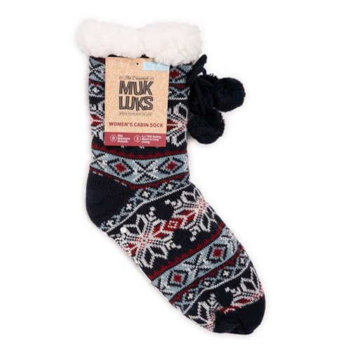 Image of MUK LUKS Women's Tall Cabin Sox (1 Pair Pack)
