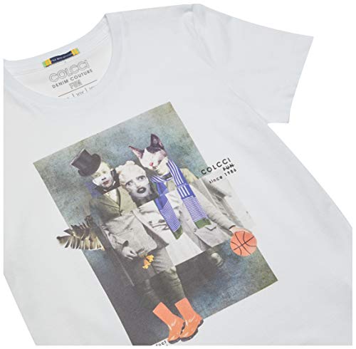 Camiseta Básica Colcci Fun, Meninos, Branco, 16