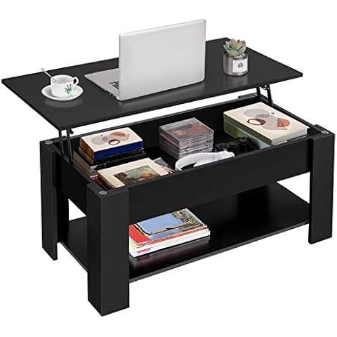 Yaheetech Table Basse Relevable Cover