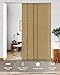GoDear Design Adjustable Vertical Blinds for Windows, Panel Track Blinds for Sliding Closet Doors, Extendable Track from 45.8