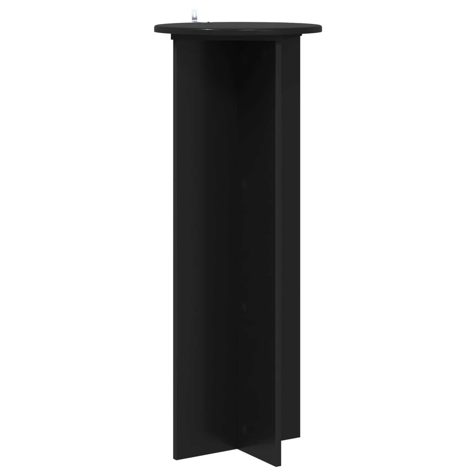 Lot de 2 supports pour plantes - Noir - Diamètre : 40 x 100 cm - En bois