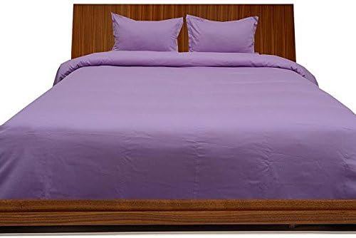 600TC Super Soft Quality Egyptian Cotton 4PC Sheet Set 15" Inch Extra Deep Pocket Expanded Queen/Olympic Queen, Lavender/Lilac Solid 600-Thread Count