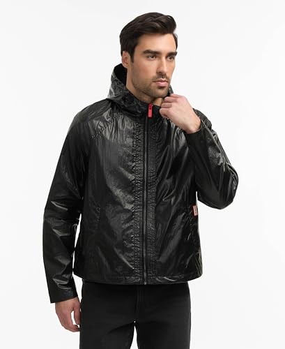 Hunter Men's Jay Wax Crinkle Jacket2