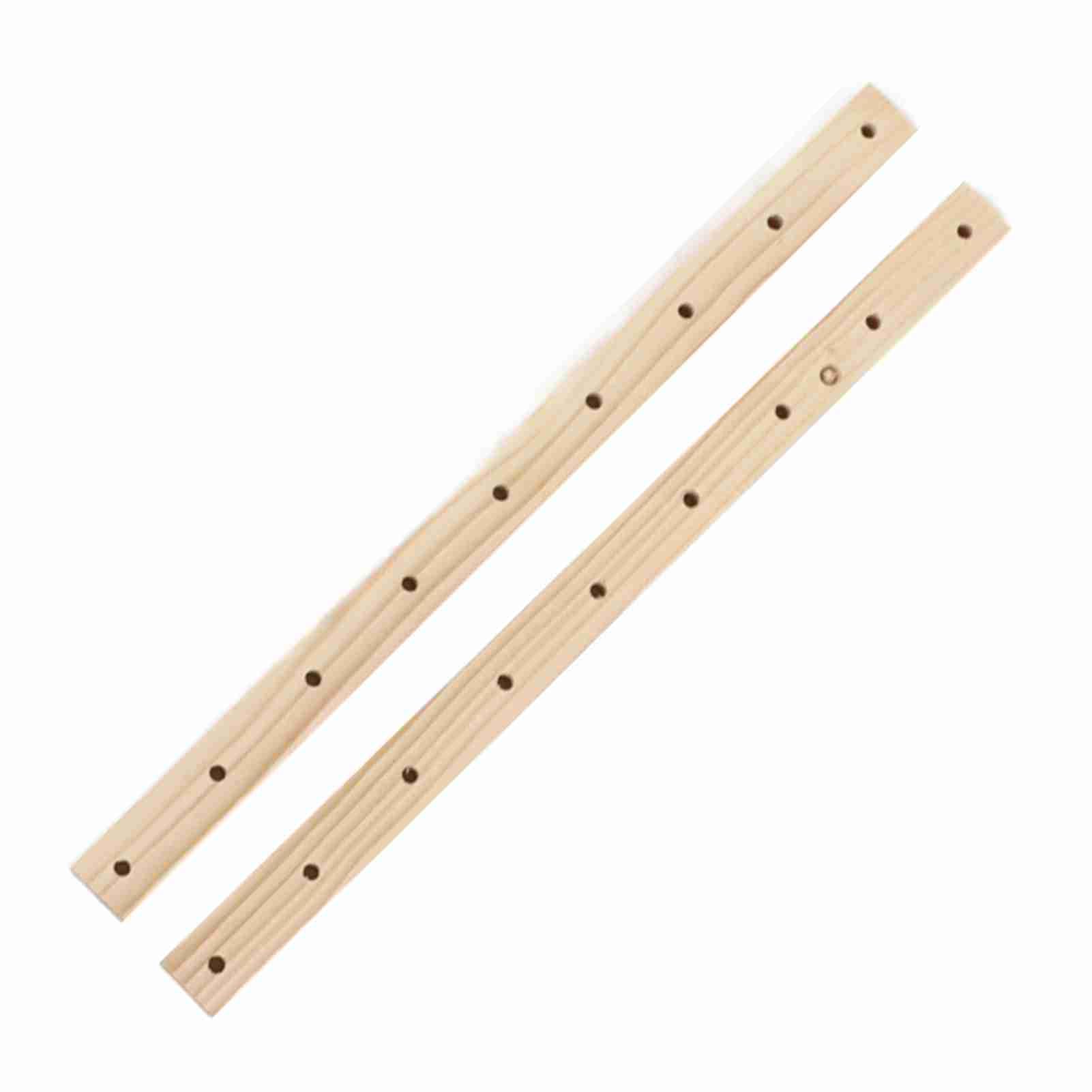 Fdit Drewniane haftowane pałąki do haftowania krzyżykowego na fundamencie, 50 cm dla najwyższego komfortu, wysokość 9 ct, dywan ścienny dla miłośników rzemiosła