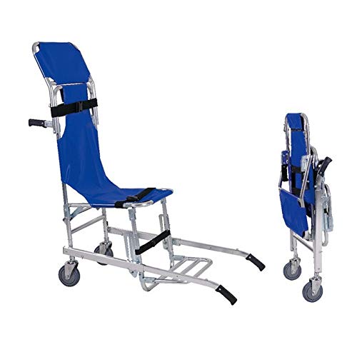 Dntum Stair Chair Aluminum Light Folding Ambulance Chair Firefighter Evacuation Lift 2 WheelsTransport Chair