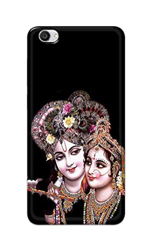 Image of PRINTFIDAA� Printed Hard Back Cover Case for Vivo Y55 | Vivo Y55L | Vivo Y55s Back Cover (Radha Krishna) -2808