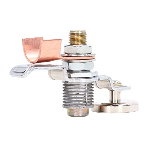 Magnetic Welding Ground Clamp,Strong Magnetism Large Suction Magnetic Grounding Clamp,Copper Grounding Magnet for Welding?for Welding Cutting Factories Industries Work Shop