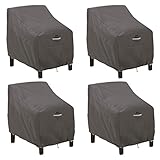 Classic Accessories Ravenna Patio Deep Seat Lounge Chair Cover (4-Pack)