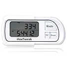 OneTweak New EZ-1 Pedometer for Walking. 3D Tri-Axis Clip-On. Back-to-Basics Step Counter. Simple to Use. Multi-Function. New Pause Function. Perfect Fitness/Exercise Tool.