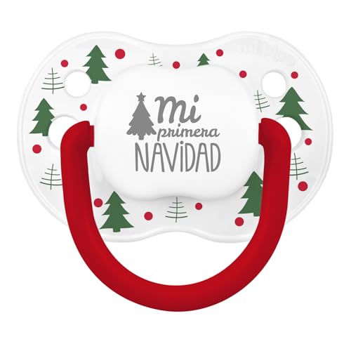 Mi Pipo - Chupete Personalizado Navidad Classic - Blanco Árboles Verdes | Chupete Bebe, Variedad de Tetinas | Personalizado con Frase, Suave, Cómodo | Seguro, Libre BPA, Fácil de Limpiar Mi Pipo - Chupete Personalizado Navidad Classic - Blanco Árboles Verdes | Chupete Bebe, Variedad de Tetinas | Personalizado con Frase, Suave, Cómodo | Seguro, Libre BPA, Fácil de Limpiar
