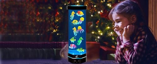 Lightahead LA-WD-1303NA-F Led Fantasy Fish Lamp With Color Changing Light Effects. A Sensory Synthetic Fish Tank Aquarium Mood Lamp. Large thumb #5