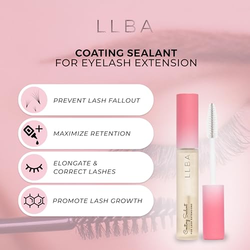 Llba Professional Eyelash Coating Sealant 10Ml - Protective Topcoat For Long-Lasting Eyelash Extensions thumb #1