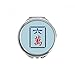 Mahjong Million 6 Tiles Pattern Hand Compact Mirror Round Portable Pocket Glass