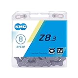 KMC Z8.3 Bike Chain 7/8 Speed, 116 Links, Road/Mountain Bicycle Chain Z7 Upgrade