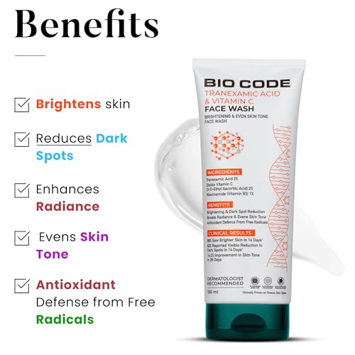 Bio Code Store Bio Code 2% Tranexamic Acid Face Wash 150ml - Image 8