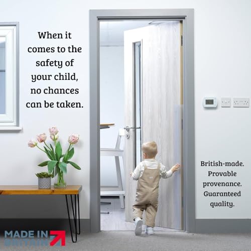 Image of Cardea Child Safety Door Finger Pinch Guard Hinge Protectors Pack - Clear (Single Pack)