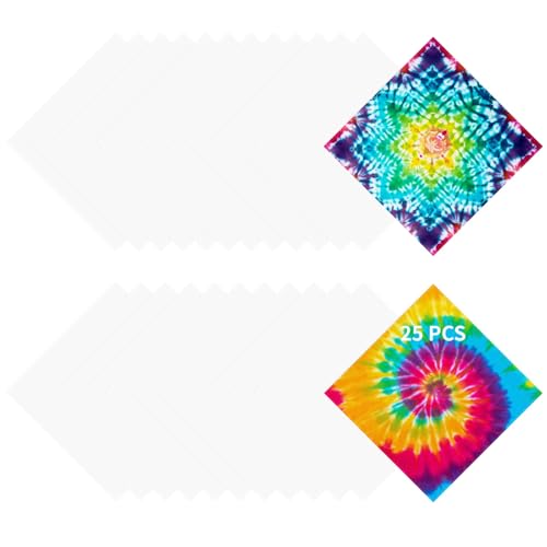 Bandanas vierges en coton 55x55cm pour éviter les irritations et créer sans limite