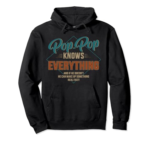Pop Pop Store RVZ74FEX4KC Funny Pop Pop Knows Everything cover