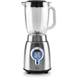 Licuadora Solac SOLAC VASO BATIDORA 1800W CRISTAL 1.75L INOX 6 KnivAR 2 HASTIGHETER TURBO IS PICA