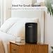 HEPA Air Purifier for Bedroom – Filters Smoke Dander Hair Odors - Portable with Fragrance Sponge - Sleep Mode and Speed Control - AC300 (Black)
